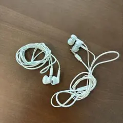 マイク付きイヤホン　２本セット