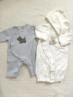 ベビーロンパース　ツーウェイオール　60bm