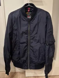 売切り美品！ALPHA MA-1 フライトジャケット M ネイビー