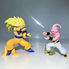 HG ドラゴンボール フィギュア 超サイヤ人3 孫悟空 VS 魔人ブウ セット