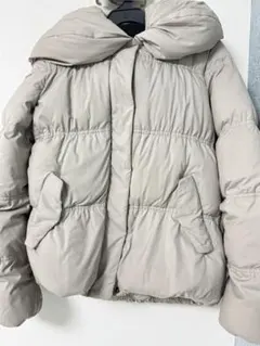 アーバンリサーチ DOORS フード付き グレージュ ダウンジャケット