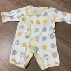 日本製★ひよこ柄ロンパース ★50〜70cm