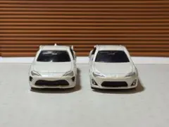 トミカ トヨタ86 ZN6 前期・後期2台セット　パールホワイト