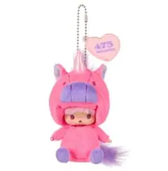 しなこ 475 モンチッチ ベビチッチ顔でかSSキーチェーン ユニコーン