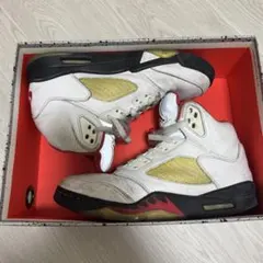 ナイキ　エアジョーダン5 レトロ　ファイヤーレッド（2020）