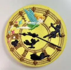ディズニー 刺繍缶バッジ 2 ピーターパン ティンカーベル