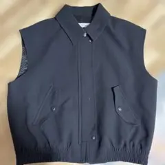 ZARA ブラック ノースリーブベスト M美品✨