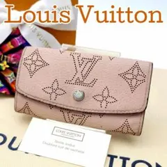 ルイヴィトン マヒナ モノグラム キーケース ミュルティクレ4 ピンク