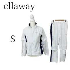 callaway キャロウェイ ホワイト ネイビー ジャージ セットアップ S