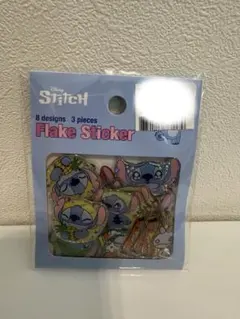 スティッチ フレークシール 8デザイン 3枚入り