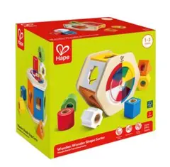 新品未使用　Hape カラフル型はめボックス