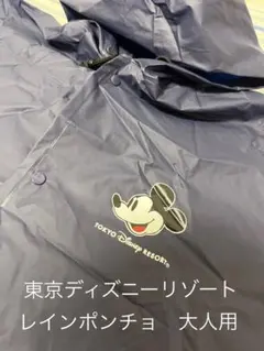 ミッキーマウス　レインポンチョ　東京ディズニーリゾート　レインコート大人用のサムネイル