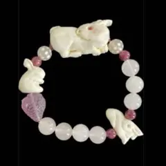 種名 日本鹿の角】オリジナル彫刻使用⭐️苺畑のうさちゃんたち匿名
