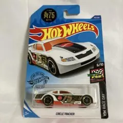 CIRCLE TRACKER ホットウィール　RACE DAY 白