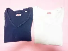 MR.HR MARKET Vネック Tシャツ ホワイト サイズ1