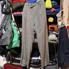 【used】チェック柄 スラックス