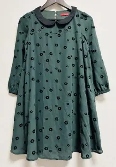 【earth music＆ecology】ワンピース　花柄　Aライン　Ｆ