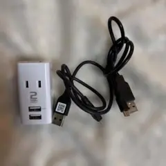 TOPLAND トップランド USBポート付き電源タップ M4024コード付き
