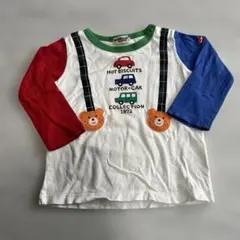 Hot Biscuit 長袖カットソー 80 自動車