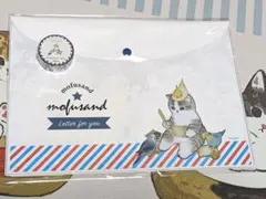郵便局限定 モフサンド フラットケース＆マスキングテープ  お手紙にゃん