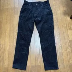 ブラック コーデュロイ イージーシック　パンツ