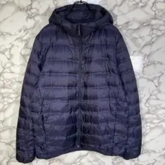 UNIQLO　（XL） 　ウルトラライトダウンシールレスパーカ　ネイビー　袋付のサムネイル