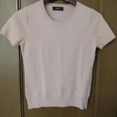 ピンク半袖ニットのサムネイル