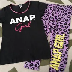 アナップガール ☆ ANAPロゴ Tシャツ ７分丈 レギンス