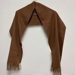 LANVIN ブラウン マフラー フリンジ付きのサムネイル