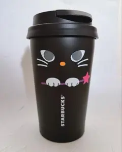 Starbucks タンブラー　黒猫