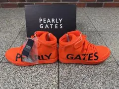 未使用PEARLY GATES オレンジ ハイカットシューズ23cm - メルカリ