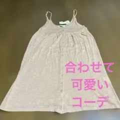 cynthia ノースリーブ ワンピース ベージュ