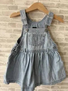 GAP デニムオーバーオールワンピース 18-24ヶ月