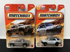 マッチボックスミニカー タコマ 4ランナー 2台セットのサムネイル