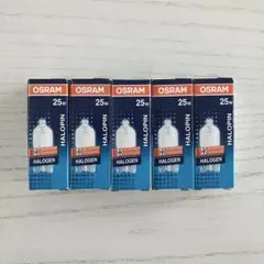 【OSRAM HALOPIN・25W・G9・ハロゲン電球・5個セット】のサムネイル