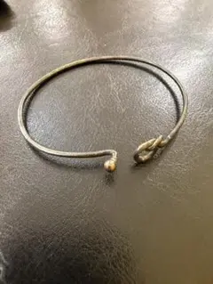 ティファニー Tiffany&Co. フック＆アイ バングルSV925 K18