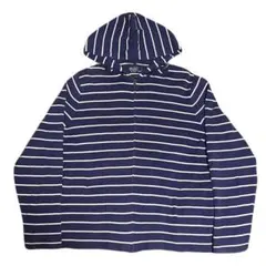 polo ralph lauren ボーダー　ジップパーカー　コットン