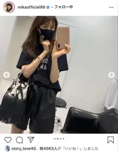 モデル美香さん私服【ZARA】フェイクレザーバミューダパンツショートパンツ