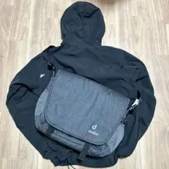 old deuter ドイター　グレー　メッセンジャーバッグ　古着　y2k