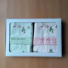 WEDGWOOD ワイルドストロベリー柄　タオルセット 2枚