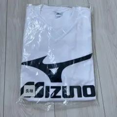 【新品未使用】ミズノ Mizuno バレーボール練習着 長袖シャツ Vネック L