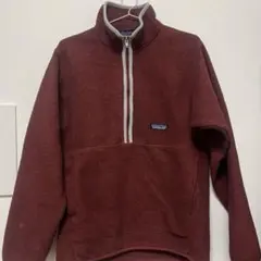 パタゴニア マースピアル　ハーフジップ ボルドー Sサイズ