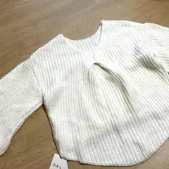 新品 GRL ホワイト ニット