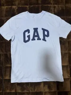 GAP ロゴプリント Tシャツ ライトブルー Sサイズ 水色