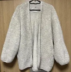 ライトボアフリースカーディガン　ユニクロ　UNIQLO