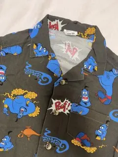 アラジン　ディズニー　アロハシャツ