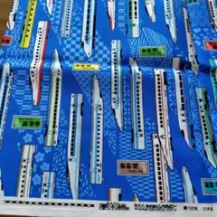 オックス　新幹線　和柄　ブルー　1㍍