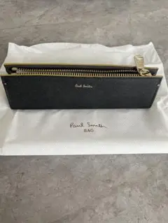 【未使用品】Paul Smith ポールスミス ブラックレザー ペンケース