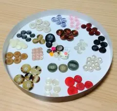 昭和レトロ 多色ボタンセット 約100個