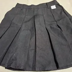 ピンクラテ 黒プリーツスカート　150　M